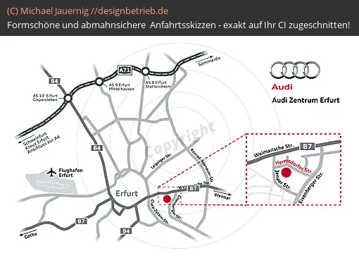 Lageplan Erfurt AUDI Zentrum Erfurt (102)