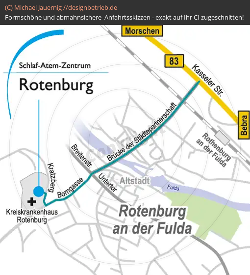 Lageplan Rotenburg / Fulda Schlaf-Atem-Zentrum 1 | Löwenstein Medical GmbH & Co. KG (551)